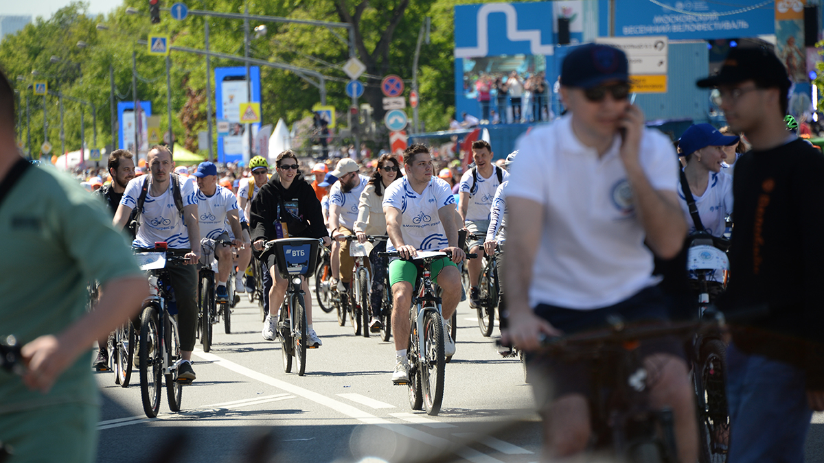 Ограничения движения транспорта введут 17 мая на Садовом кольце из-за велофестиваля