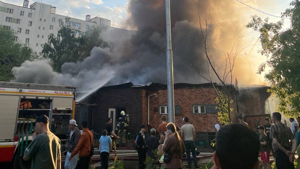 Пожар в ресторане на Краснодарской улице локализован