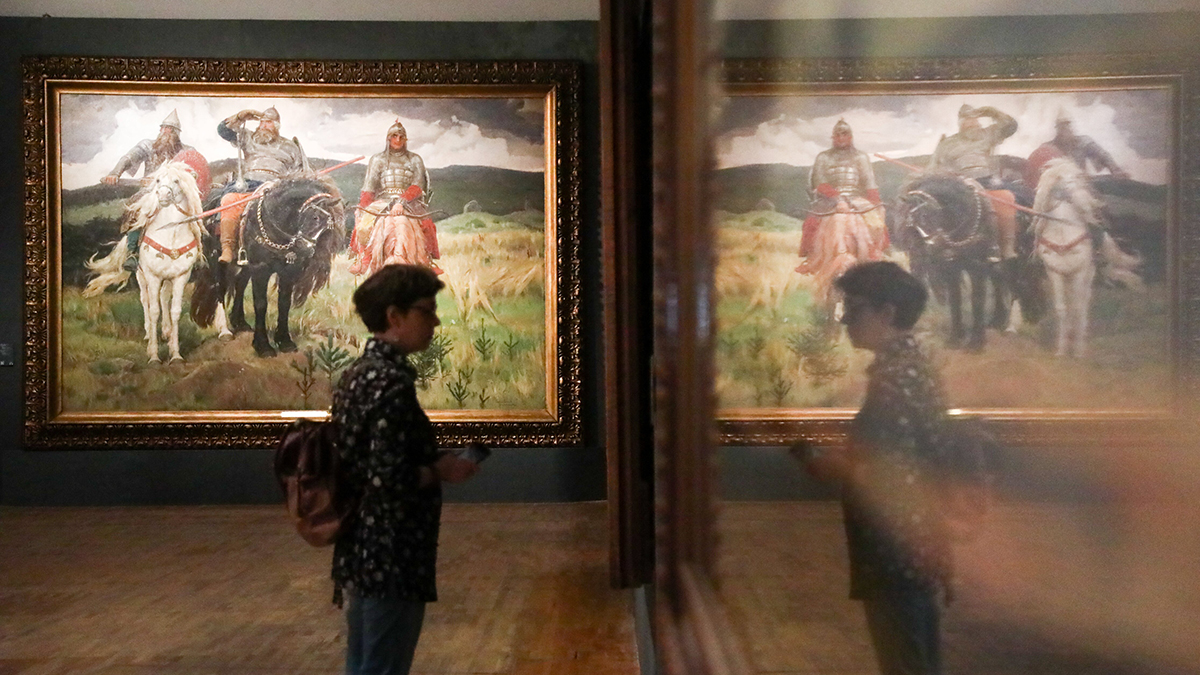 Картина Васнецова «Богатыри» вернулась в Третьяковскую галерею