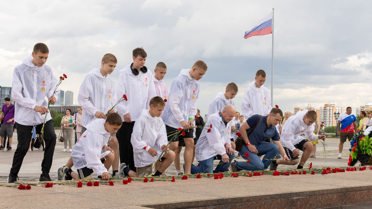 Музей Победы стал точкой марафона «Как ковалась Победа»