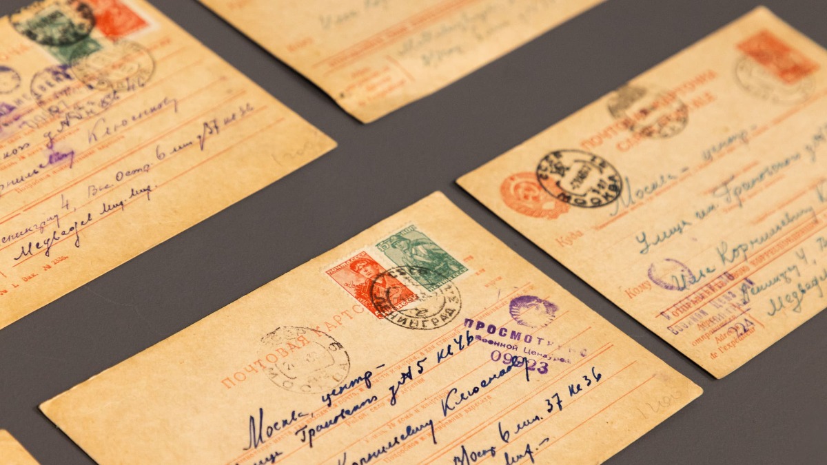 Музею Победы передали на вечное хранение письма из блокадного Ленинграда