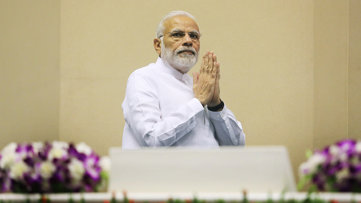 Премьер-министр Индии Моди прилетел в Россию