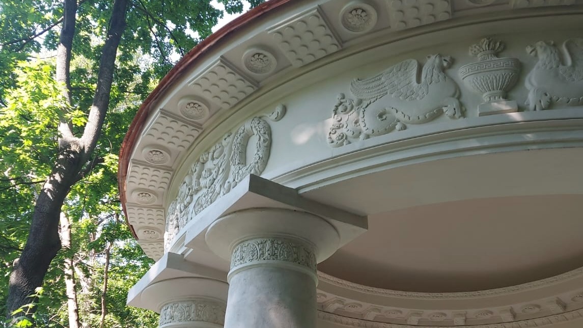 Сергунина сообщила о завершении реставрации в парке усадьбы Усачевых-Найденовых