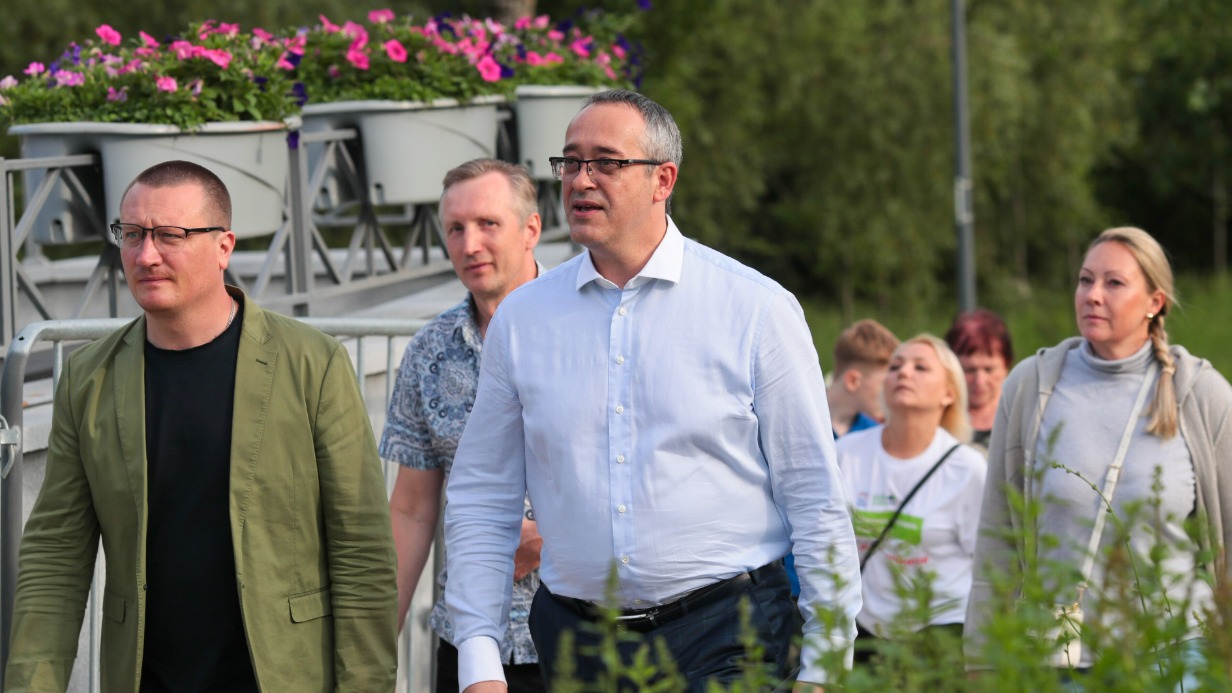 Спикер МГД Шапошников провел торжественный концерт «Не повторяется такое никогда» в парке «Яуза»