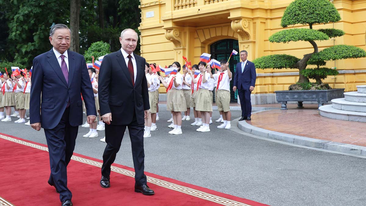 Российско-вьетнамские переговоры с участием президентов начались в Ханое