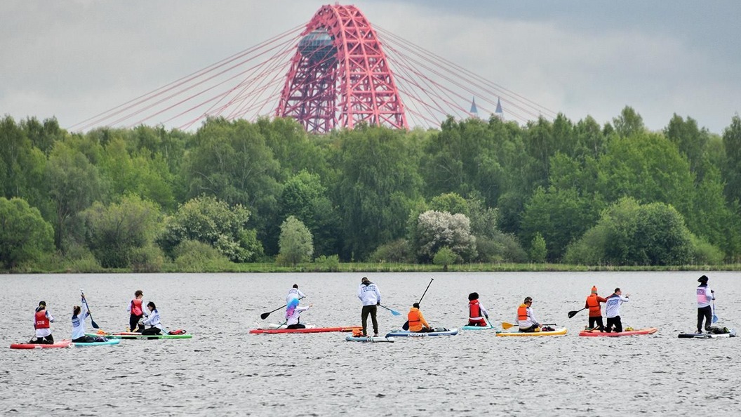 Занятия по гребле на сапах и каяках пройдут в рамках «Московского долголетия»