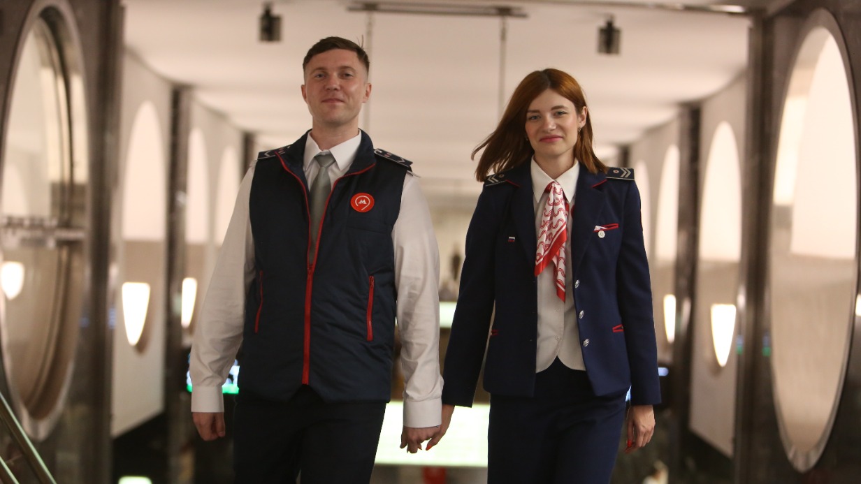 Работники столичного метрополитена Александр Мосин и Виктория Жучкова