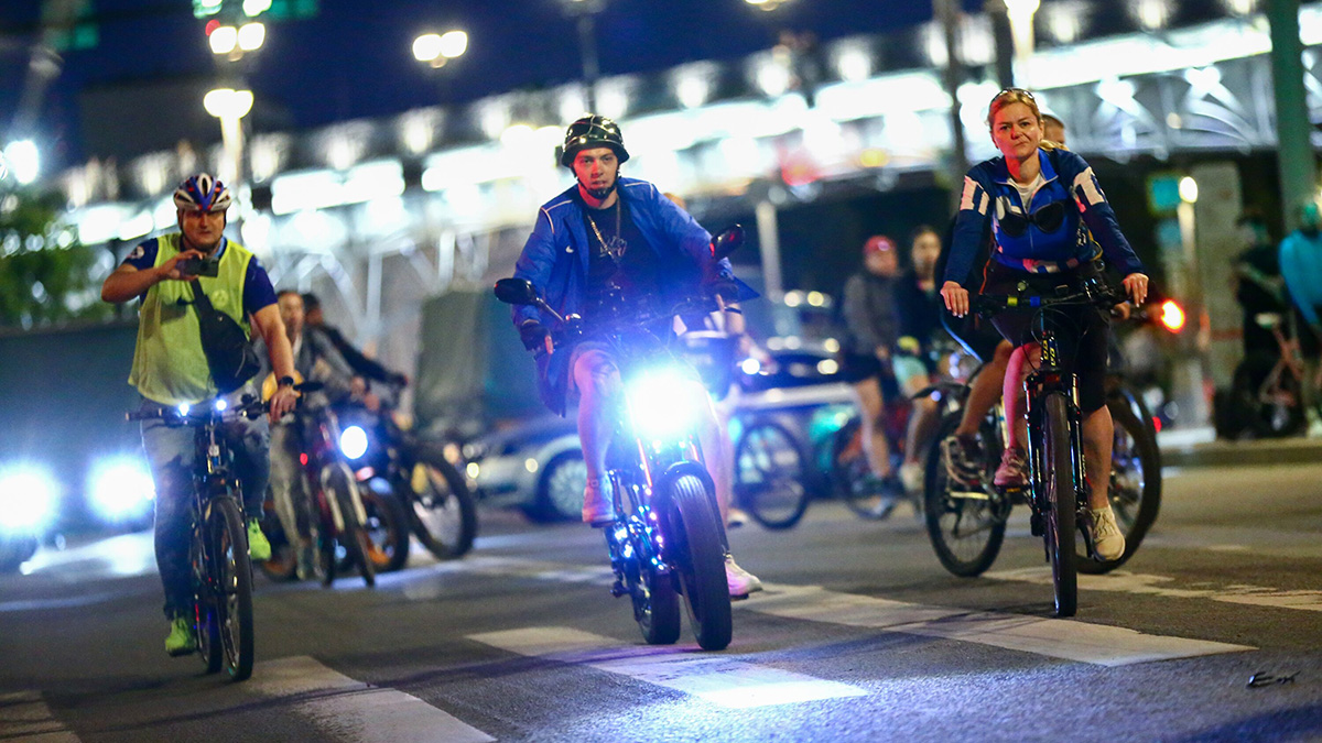 Открылась регистрация на второй ночной велофестиваль в Москве