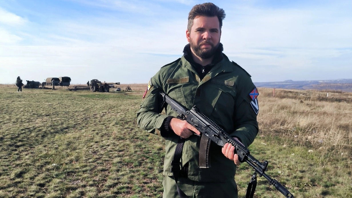 Ярослав Федосеев на территории Луганской Народной Республики