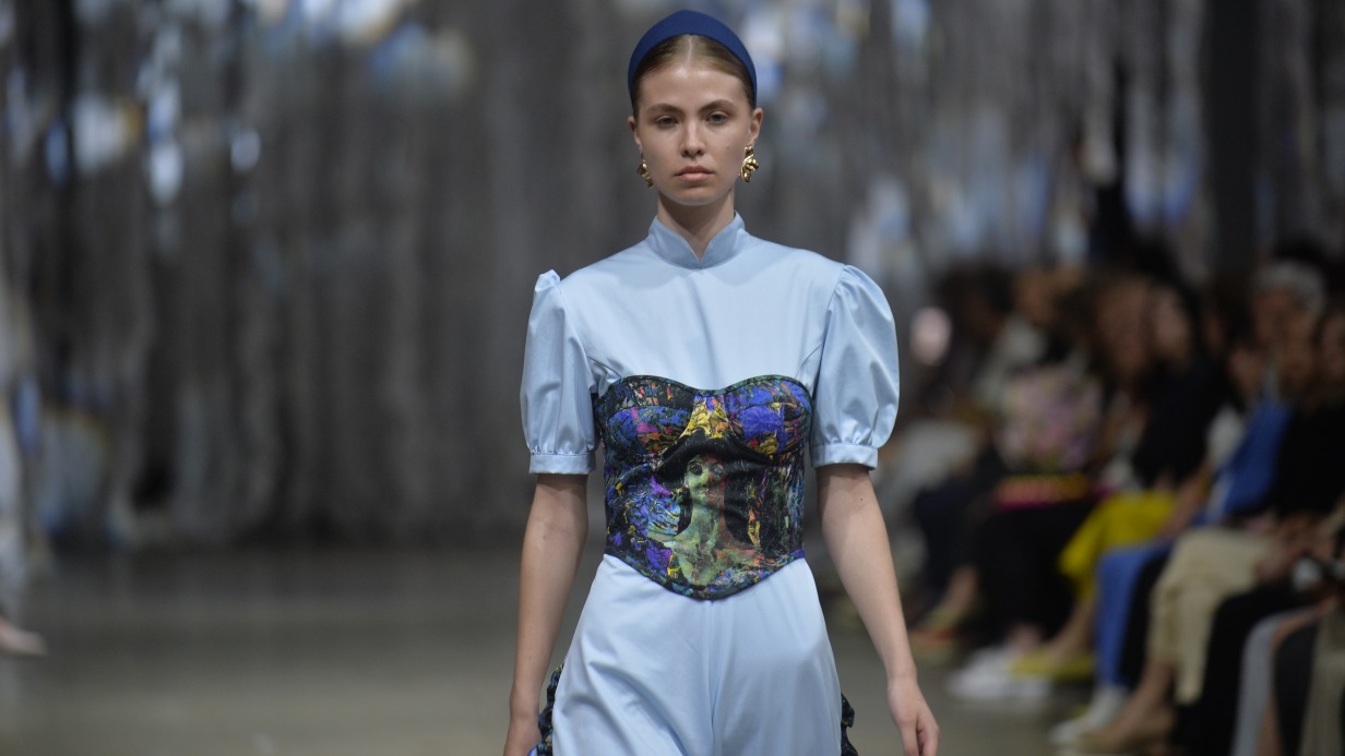 Платье от Елизаветы Романенко, вдохновленной Врубелем