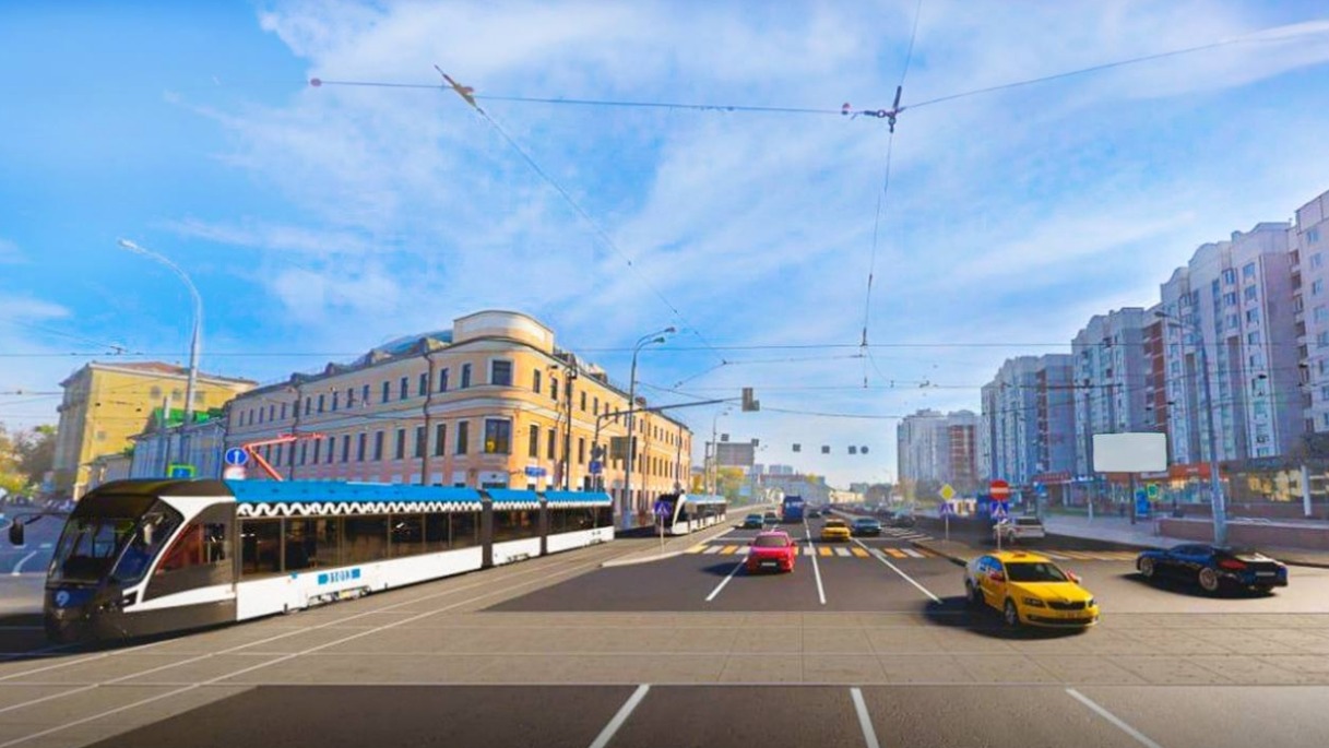 Собянин: Жители районов ВАО получат прямой трамвайный маршрут к Курскому вокзалу