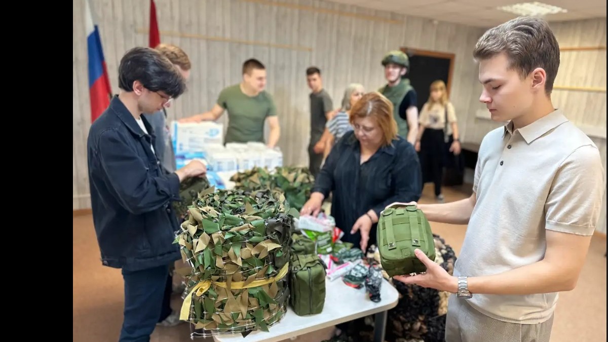 Гуманитарную помощь для новых территорий собрали в Нагорном районе