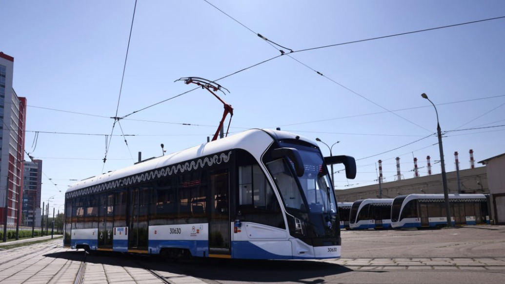 Первые беспилотные трамваи запустят в Москве в сентябре