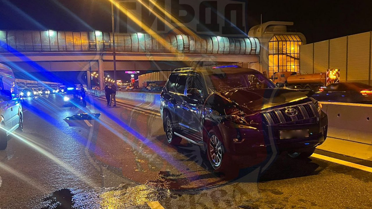 Женщина погибла, перебегая МКАД