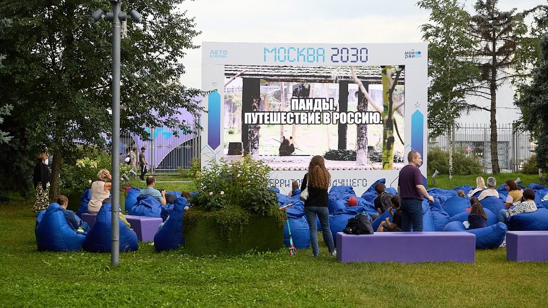 Фильм о семье панды Катюши показали в «Музеоне» в рамках форума «Территория будущего. Москва 2030»