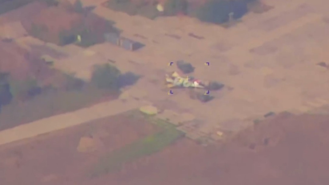 Минобороны РФ показало кадры уничтожения авиации ВСУ в Днепропетровской области