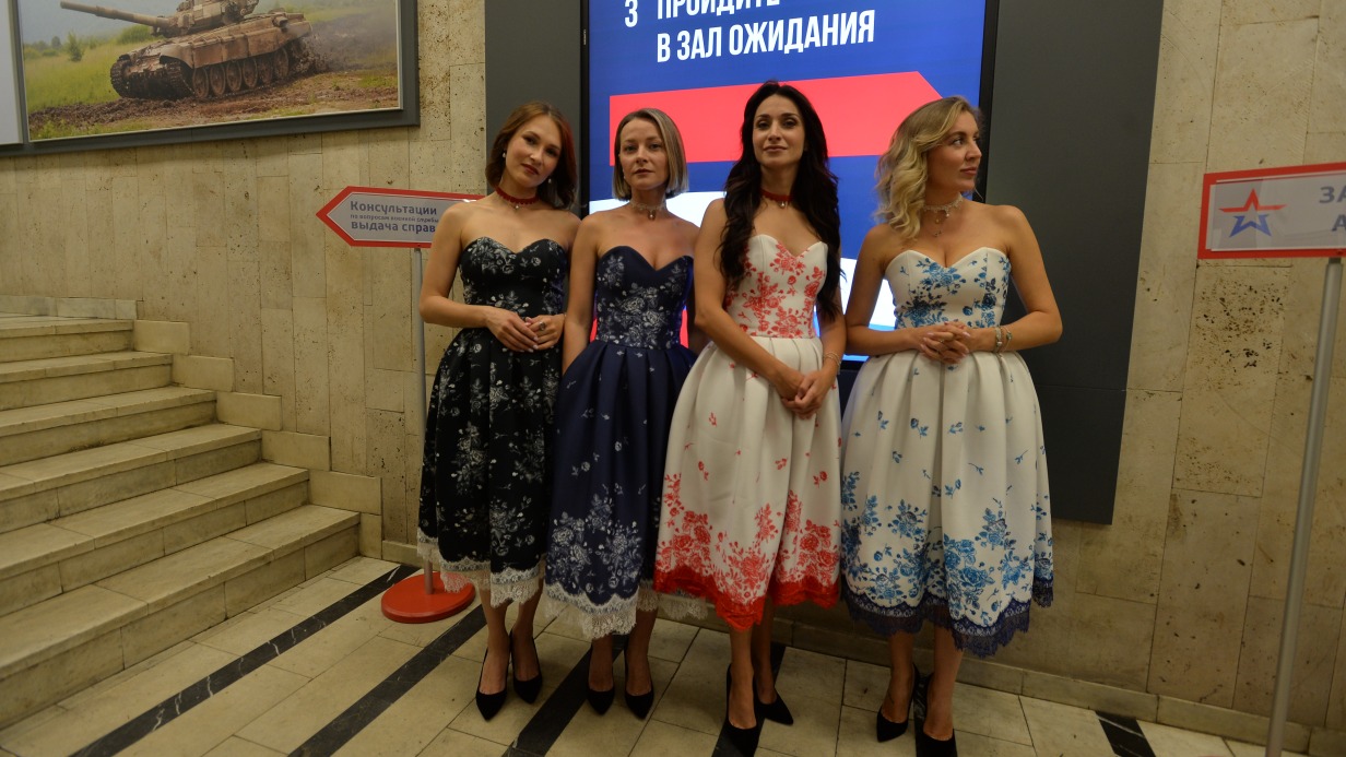 Участницы группы TeAmo Светлана Констандина, Евгения Курова, Христина Зайфиди и Ольга Бровкина