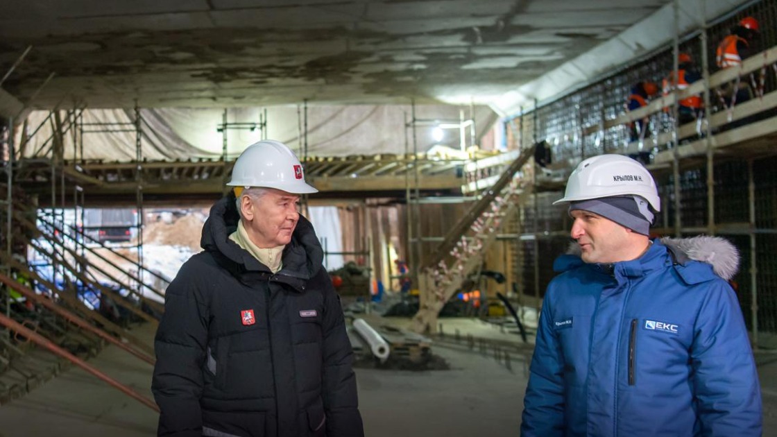 Собянин рассказал о строительстве путепровода рядом с Савеловским вокзалом