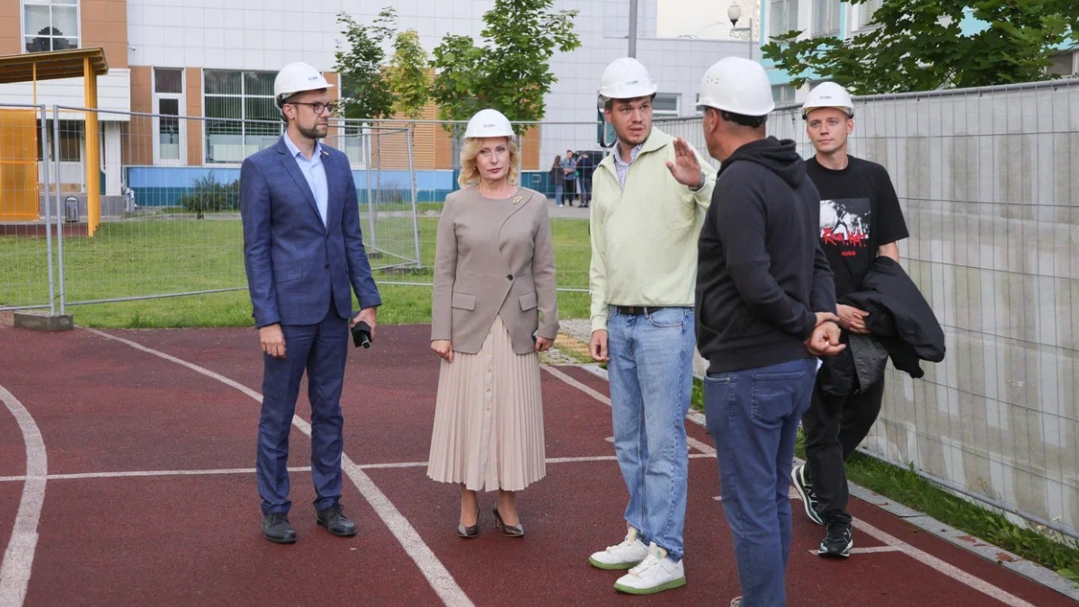 Инна Святенко: В Марьине отремонтировали более десятка спортивных площадок в этом году