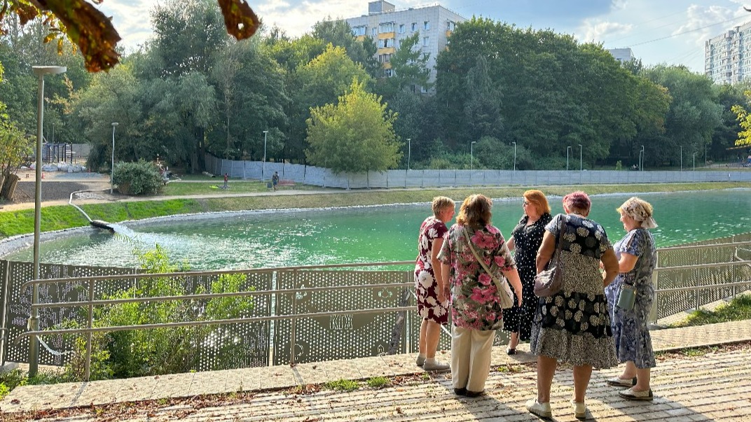 Изютинский пруд заполнили водой