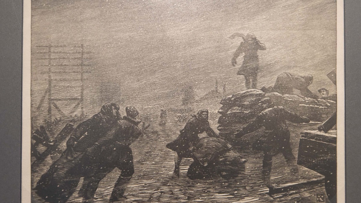 Ко Дню города художественная выставка о военной Москве открылась в Музее Победы