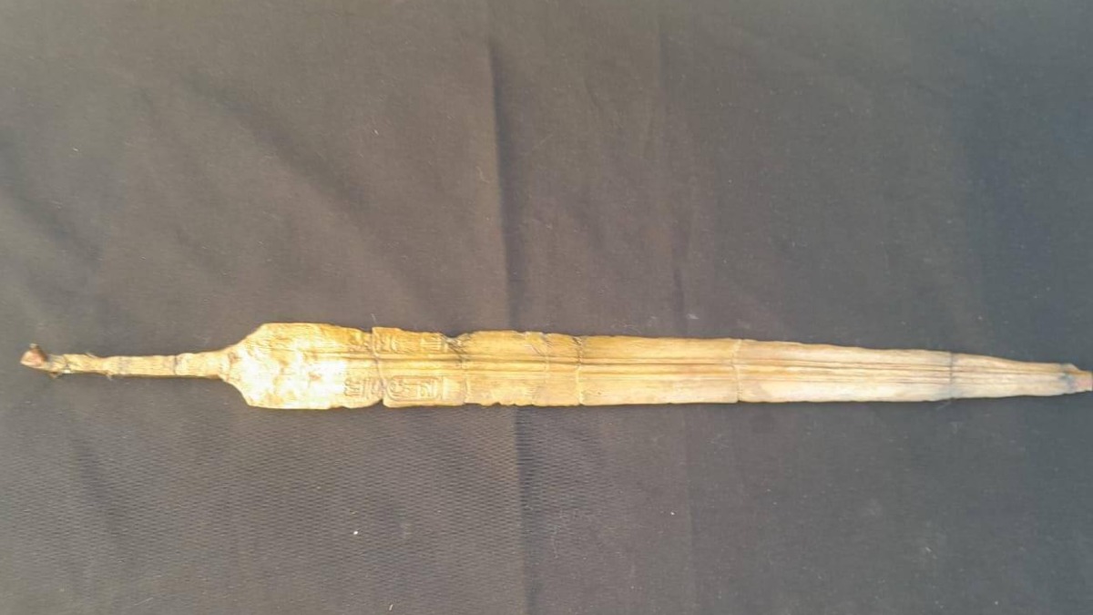 Египетские археологи обнаружили меч фараона Рамзеса II 