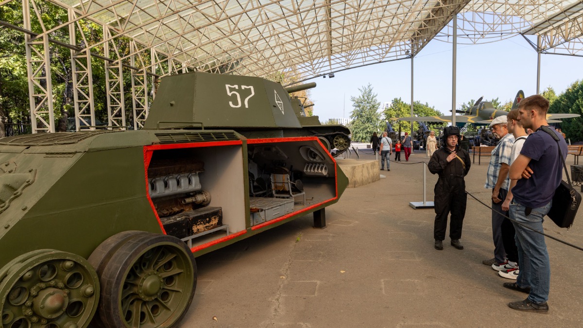 День танкиста отметили в Музее Победы