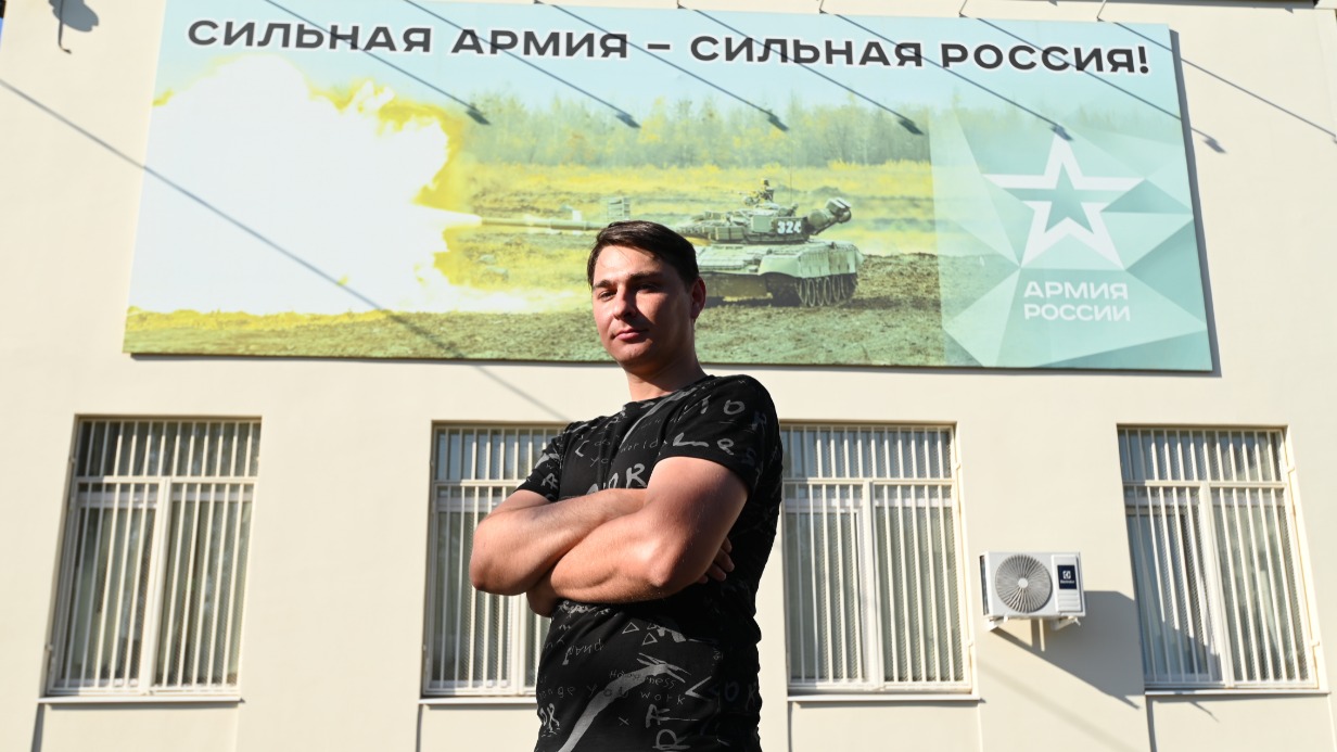 Москвич Владислав в Едином пункте отбора на контрактную службу