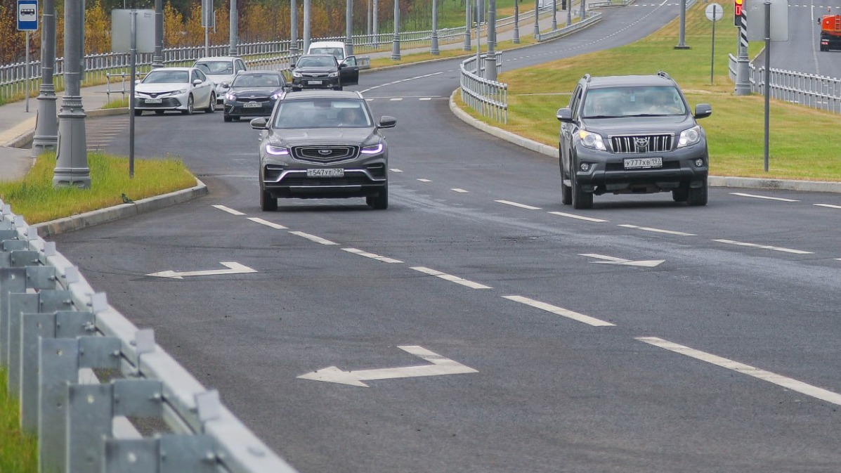 Сергей Собянин открыл новый участок дублера Калужского шоссе
