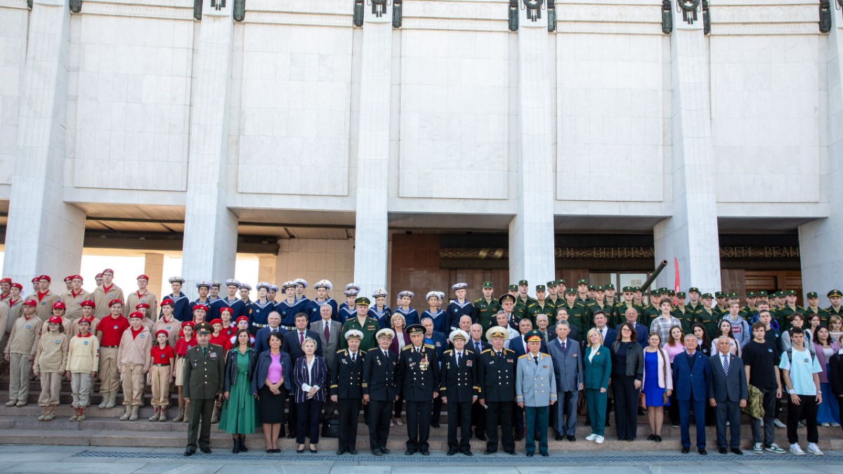 Старт акции «Москва — столица великой Победы: память поколений» дали у Музея Победы