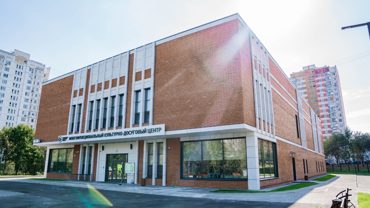 Культурно-досуговый центр, строительство которого будет завершено в этом году в Северном Бутове по адресу: улица Грина, владение 1, корпус 3