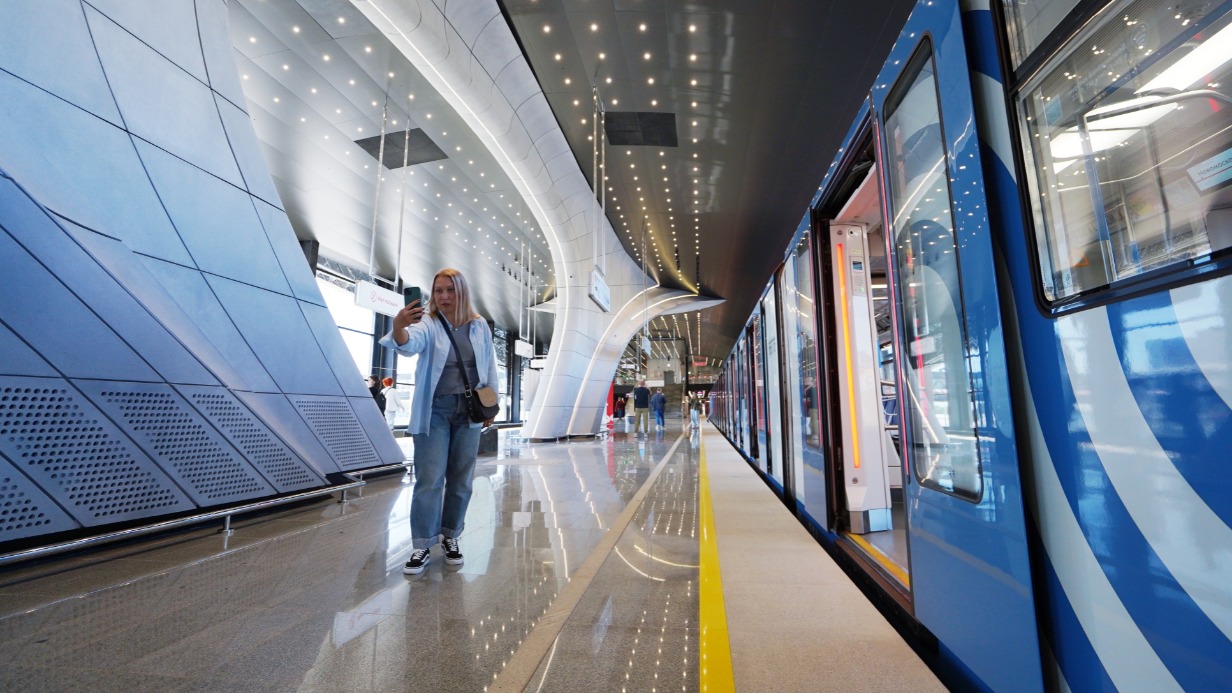 Станция «Потапово» Сокольнической линии столичного метро на территории района Коммунарка Новой Москвы открылась для пассажиров