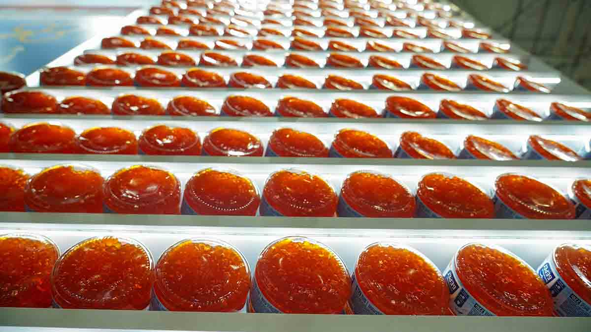 На рыбных рынках «Москва — на волне» с начала декабря куплено около двух тонн икры