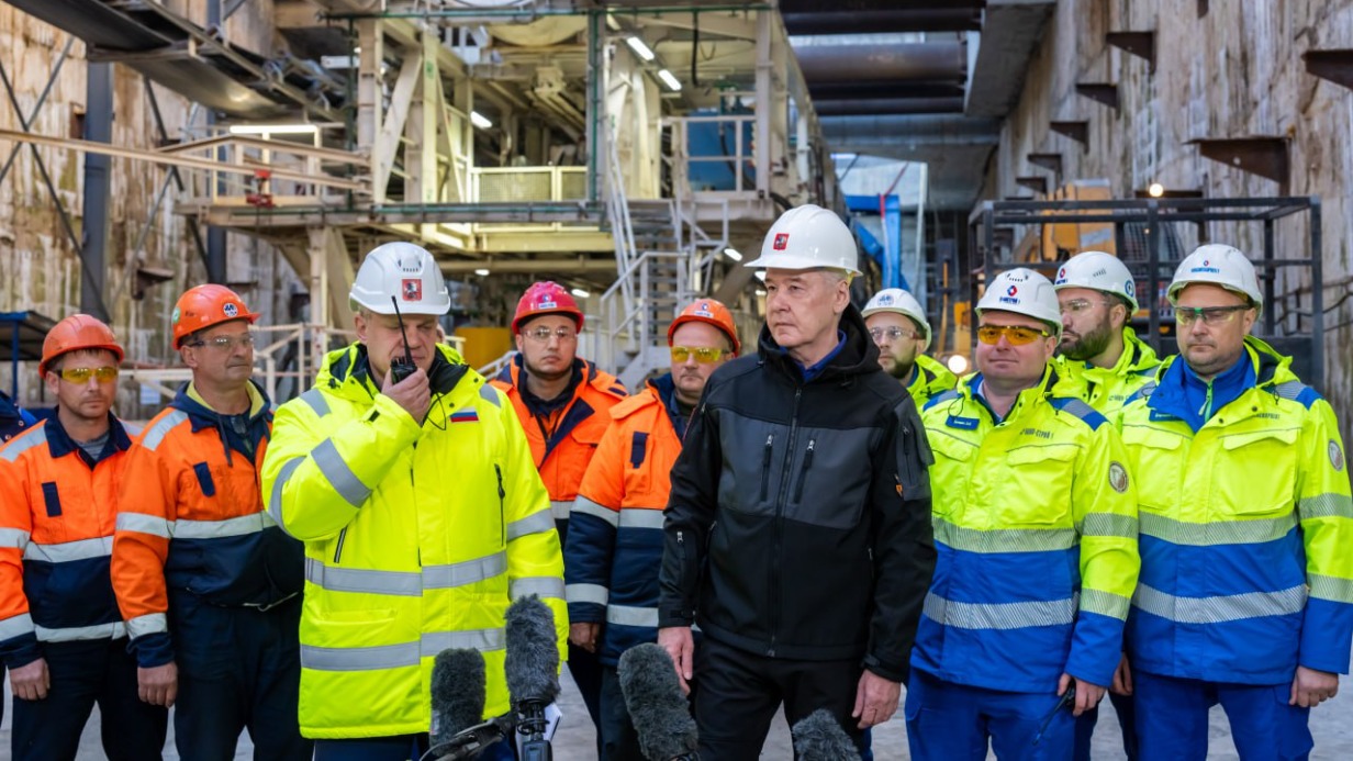 Собянин: Началась проходка нового тоннеля Рублево-Архангельской линии метро