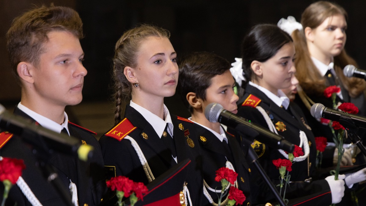 В Музее Победы кадеты поселка Нахабино принесли клятву на верность традициям