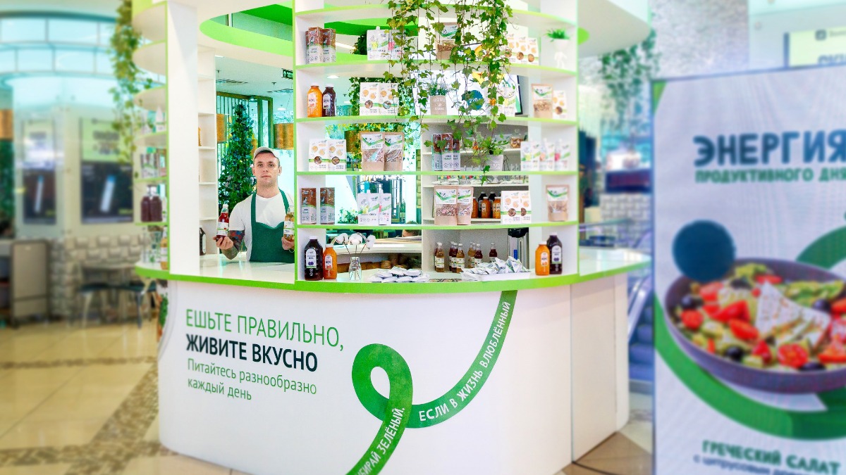 В торгово-развлекательном центре «Европейский» появилась точка продаж от «Зеленой линии»
