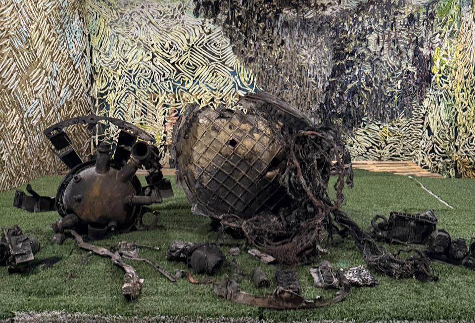 Фотография якобы обломков ракеты «Орешник» появилось в Сети