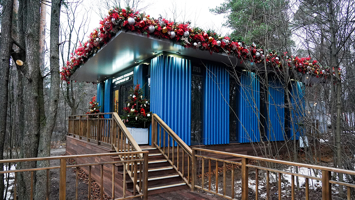 Клуб моржей оценил новый домик для зимнего плавания в Серебряном Бору