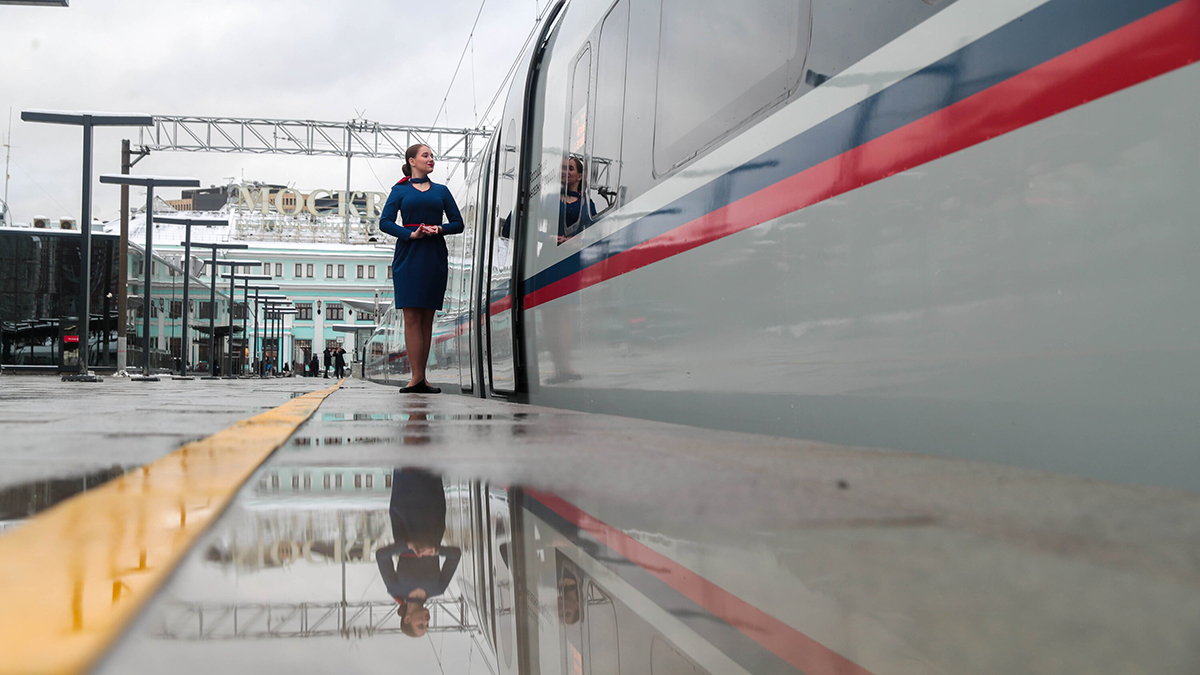 Пожар произошел на втором этаже здания Белорусского вокзала