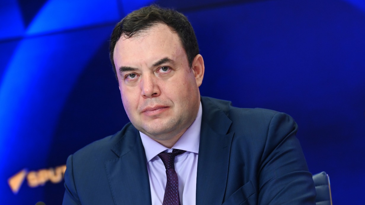 Правозащитник и юрист Александр Брод во время пресс-конференции «Права верующих в современном мире: тенденции и вызовы»