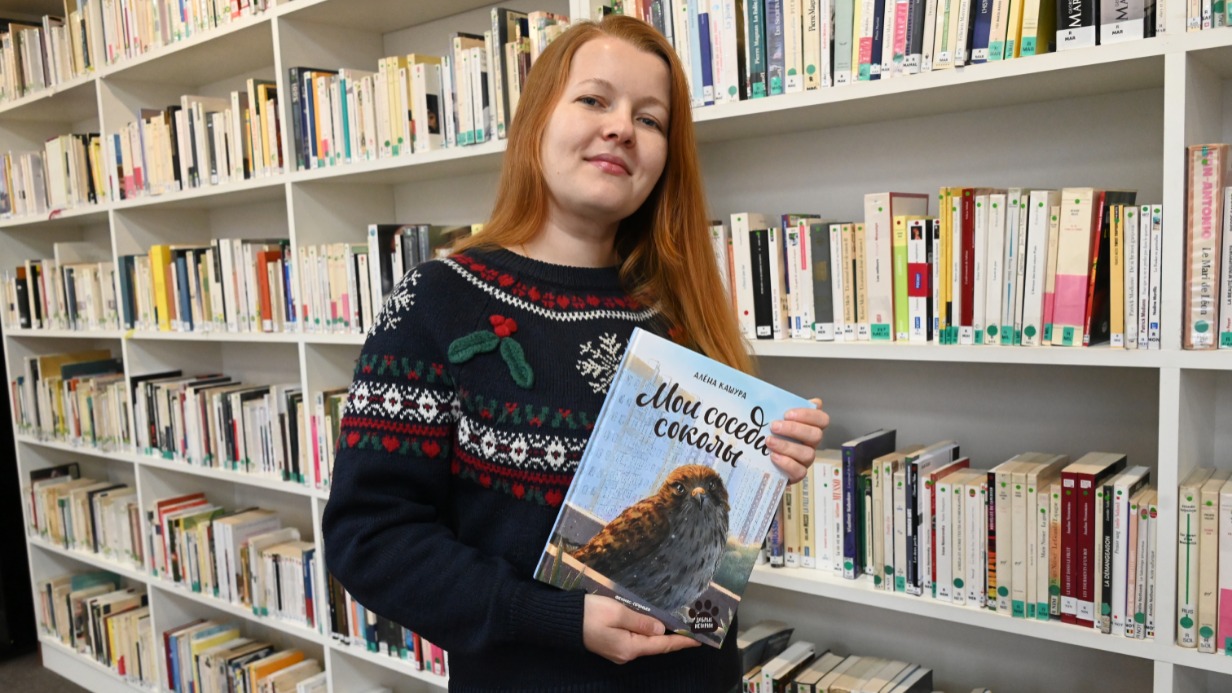 Участница встречи в литературной гостиной в «Иностранке» Алена Кашура