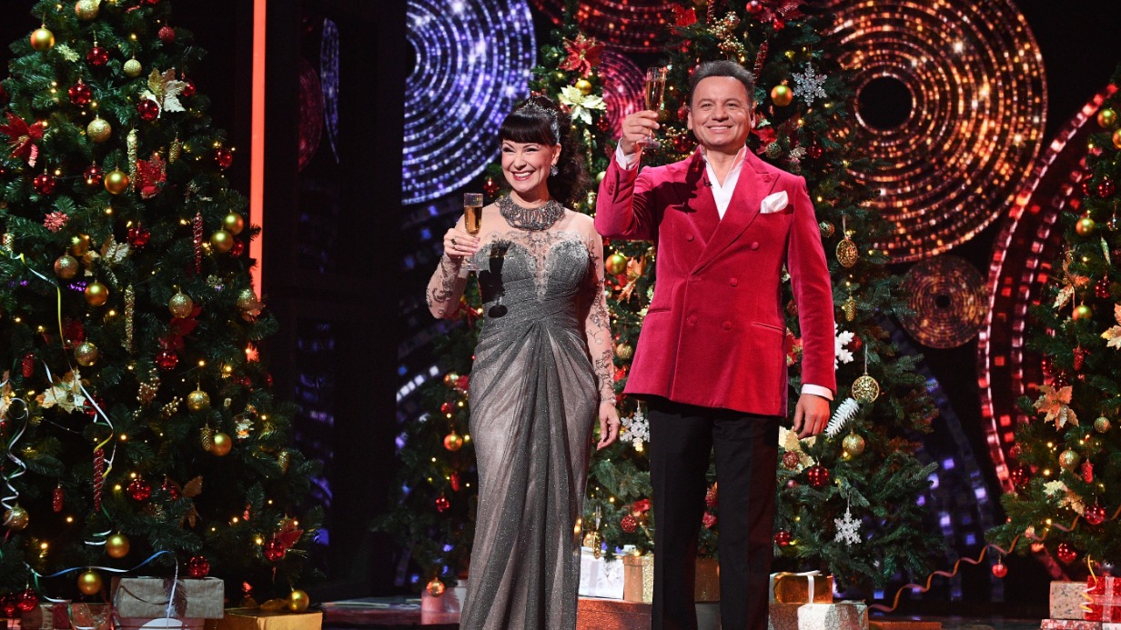 Нонна Гришаева и Александр Олешко будут с вами на Первом всю ночь