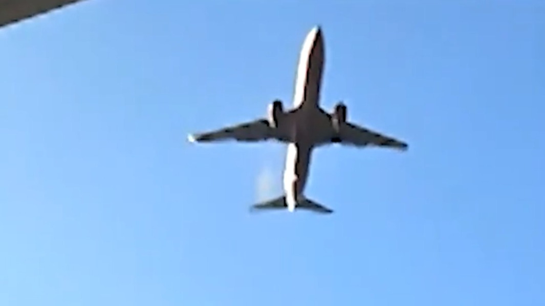 Момент попадания птицы в двигатель разбившегося в Муане самолета сняли на видео