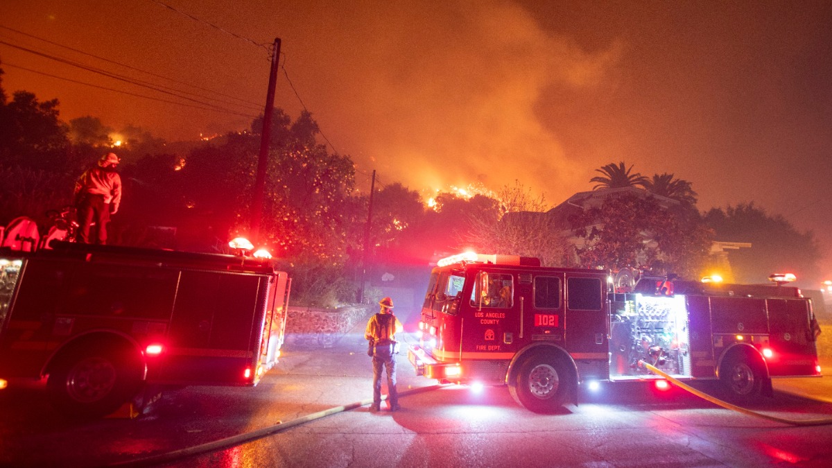 Пришлось эвакуировать тюрьму: новый лесной пожар начался в Калифорнии