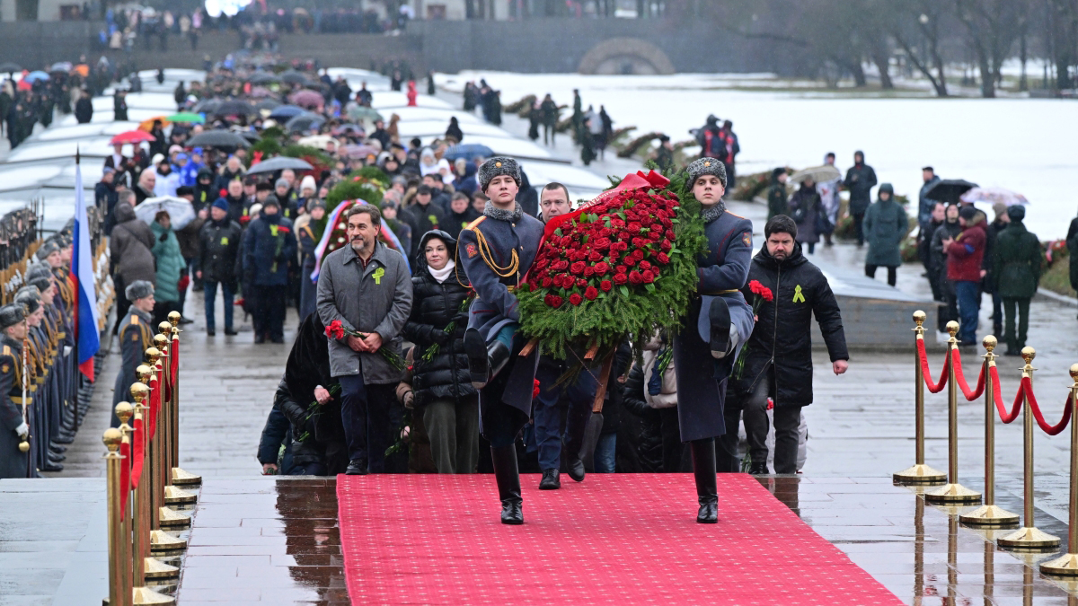 Патриотическая акция прошла в Петербурге ко дню снятия блокады Ленинграда