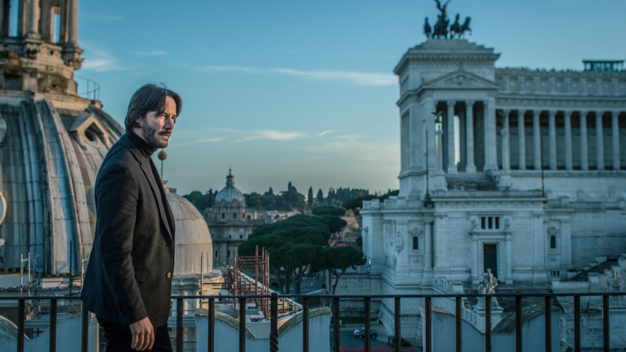 Кадр из фильма «Джон Уик»-3, где актер Киану Ривз создал психотипический образ «сигмы»