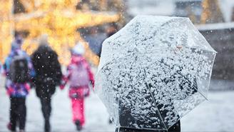 Снегопад в Москве