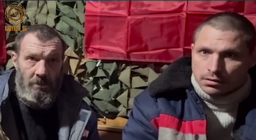 Кадыров показал видео с двумя пленными солдатами ВСУ