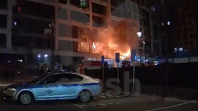 Появились кадры взрыва в новостройке ЖК «Головинские пруды» в Москве