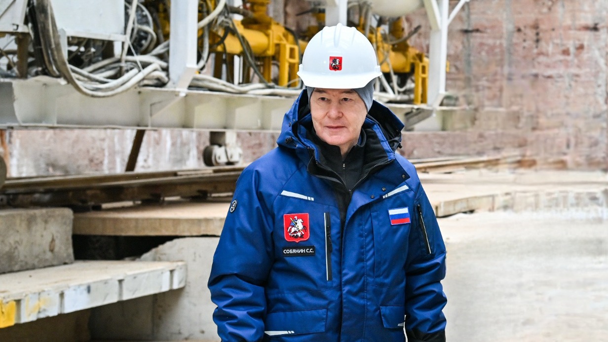 Собянин: Началась проходка еще одного тоннеля Рублево-Архангельской линии метро